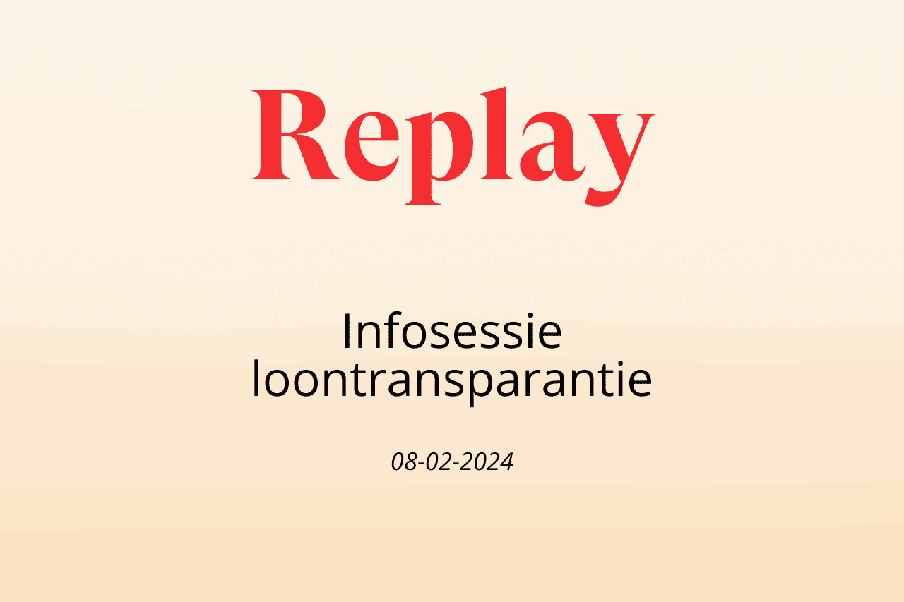 Infosessie loontransparantie